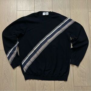 Armani Exchange (A/X) Diagonal Stripe Sweater Crewneck Size Large